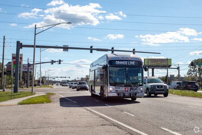 The Jacksonville Transportation Authority offers bus service in Clay County as well.