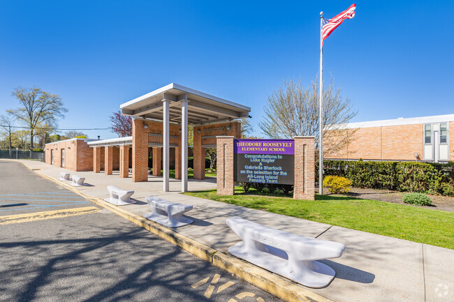 Theodore Roosevelt School is a highly rated, public school in Oyster Bay.