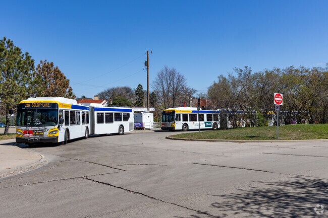 Metro Transit serves Fern Hill residents with bus transportation along Minnetonka Boulevard.