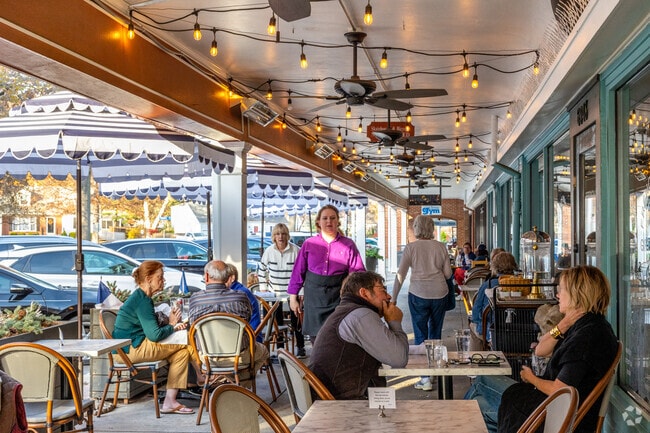 The French Market is a tasty restaurant in the Prairie Village Shops.