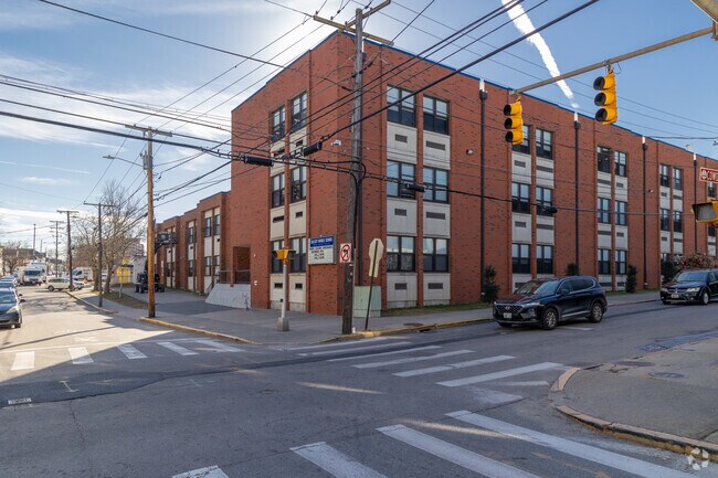 Alternate view at Calcutt Middle School in Central Falls, RI.