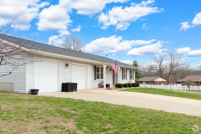 Newer ranch style homes can be found in subdivisions throughout Hannibal.