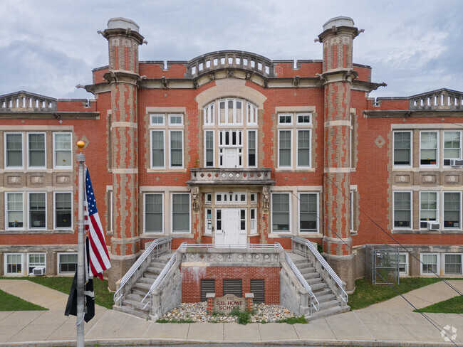 Howe Elementary School give off a grand feeling to residents.
