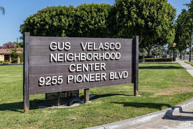 Gus Velasco Neighborhood Center at Los Nietos hosts bingo games multiple days per week.