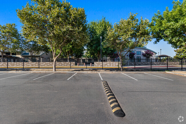 Walnut Elementary School in Turlock, Ca sits within a quiet neighborhood.
