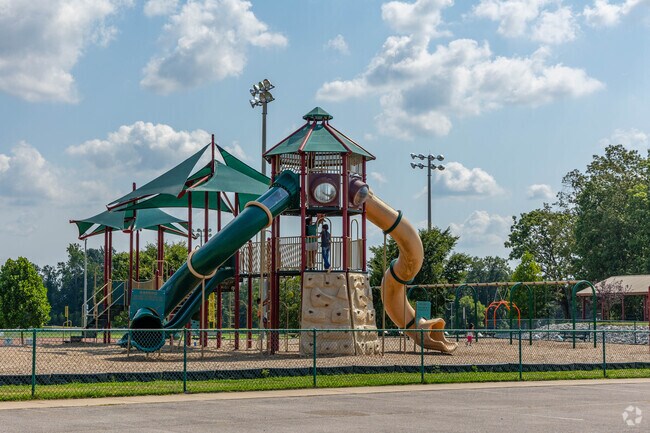 Civitan Park has a large playground for families to bring their kids in Clarksivlle.
