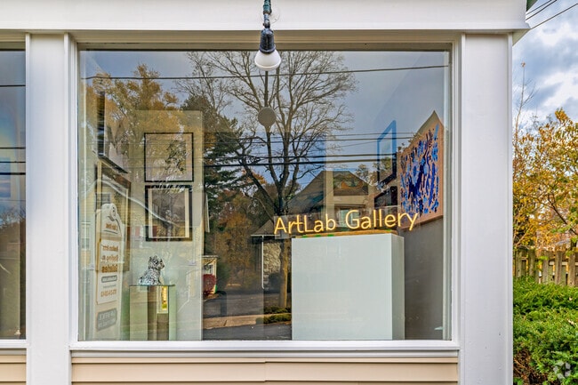 An array of art galleries are located off the main street in Mendham.