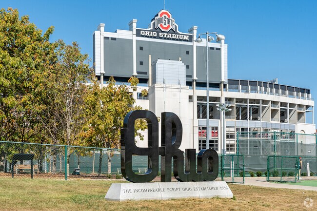 Sports fans can visit Ohio Stadium located only 10 minutes away from Knolls-Thomas.