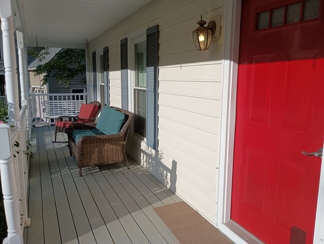 Front porch for relaxing