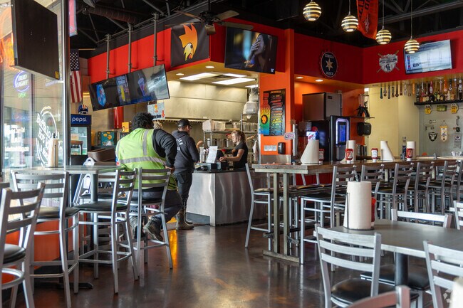 Golden Flame Hot Wings near Conservatory has a great sauce selection.