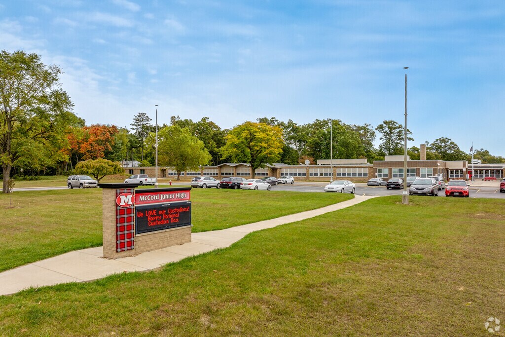 Sylvani McCord Junior High Signage.