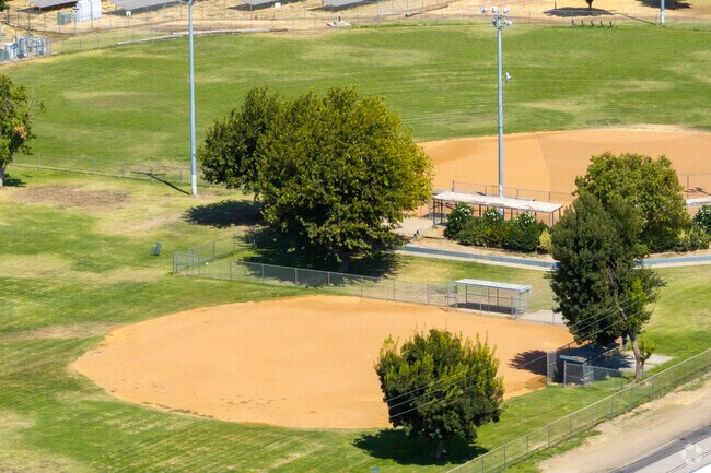 The baseball field at Planada Elementary School in Planada.