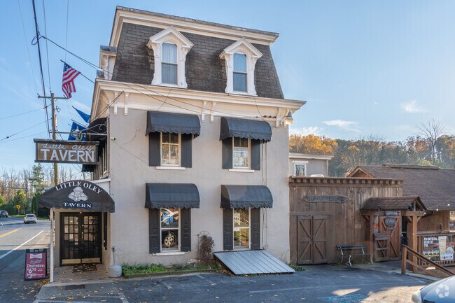 The Little Oley Tavern serves customers in a historic building in Douglas.