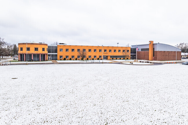Bryant Elementary School is a two story building.