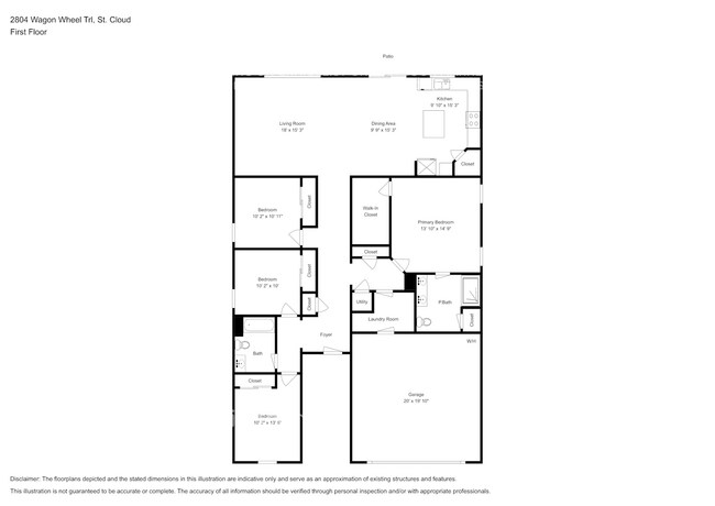 2804 Wagon Wheel Trail, Saint Cloud, FL 34772 - photo 2