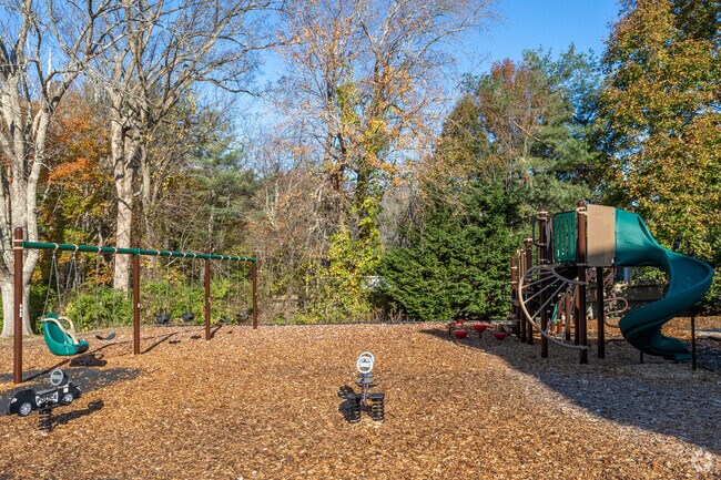 Marshfield Hills playground in Brooks Park offers state-of-the-art play equipment.