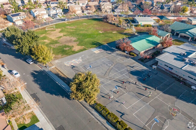 The beautiful campus of Ramon S. Tafoya Elementary School includes modern amenities.