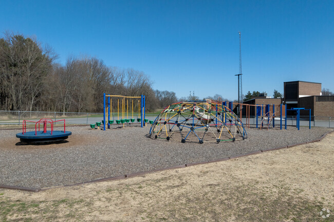 Washington Discovery Academy playground is a nice place for recess.
