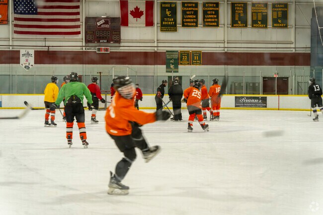 Locals use the Optimist Ice Arena for the Lansing Avenue Heights neighborhood.