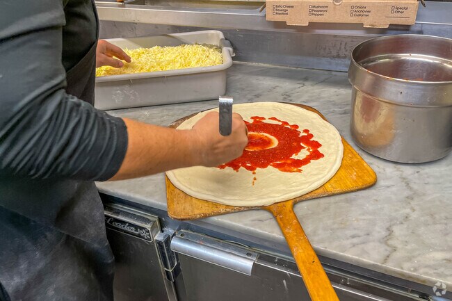 You can satisfy your hunger cravings at Dominion Pizza in Southside Lancaster.