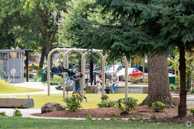 The newly renovated playground at Ester Short Park in Vancouver is a family favorite.