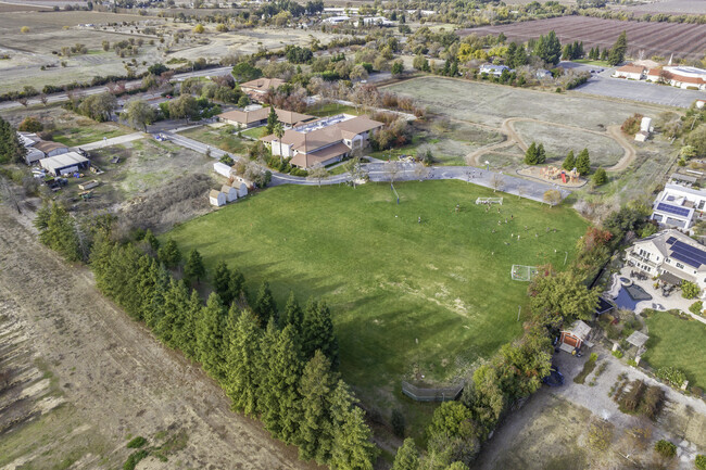 The beautiful campus of Grace Valley Christian Academy includes modern amenities for students.