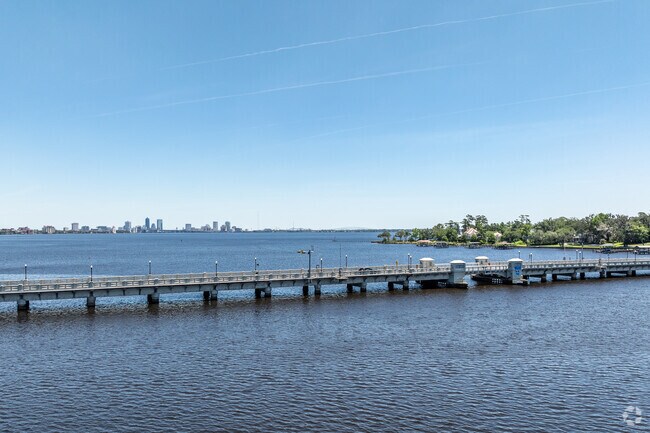 The iconic Ortega bridge provides quick access to residents for their daily commutes.