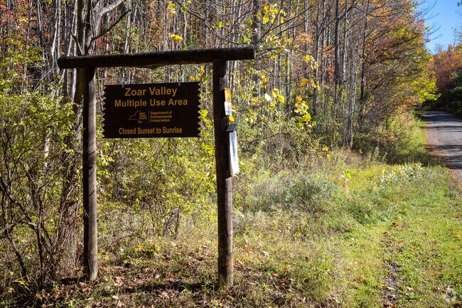 The Zoar Valley Multiple Use Area is open to the public with no entry fee.