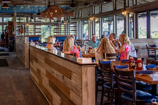 Sun City Hilton Head residents are only 20 minutes away from the popular Crazy Crab restaurant.
