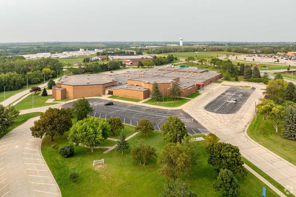 Crete Middle School is easily accessed in the community.