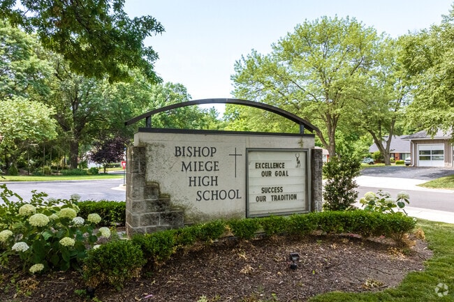 Bishop Miege High School is in Roeland Park, Kansas.
