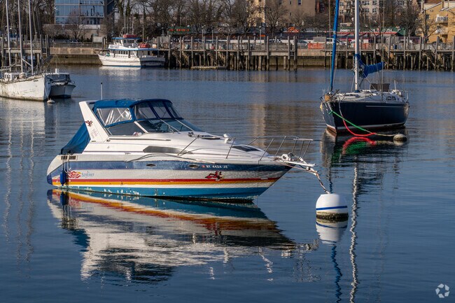 Water views and easily accessible boat slips are some of the attractions of Sheepshead Bay.