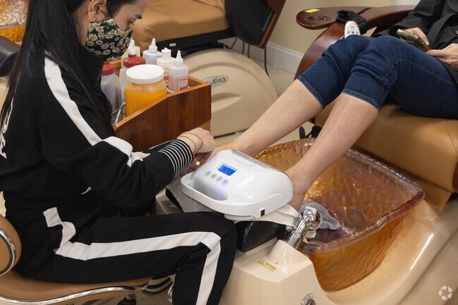 Get a great pedicure at LA Nails in Yarmouth.