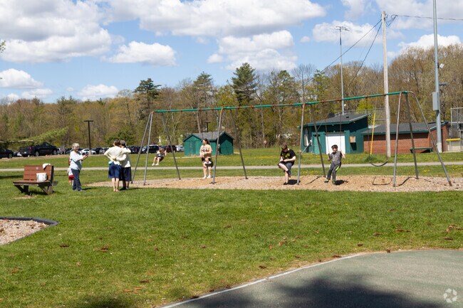 Standish Memorial Park offers a variety of playground equipment.