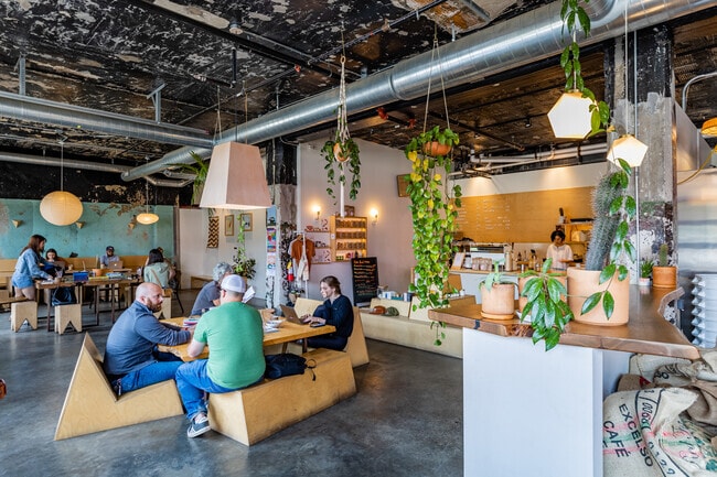 KLVN Coffee Lab has a relaxing atmosphere for business or pleasure in Larimer.