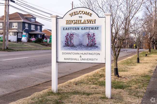 Highlawn in the Eastern Gateway to downtown Huntington and Marshall Univeristy.