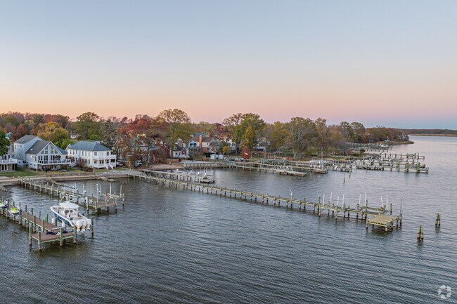Owning a waterfront property in Bowleys Quarters means private access to Seneca Creek.