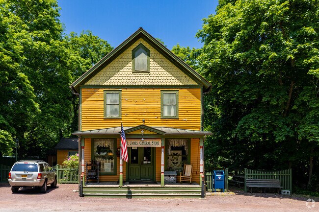 The Saint James General Store is an iconic historic landmark in the area.