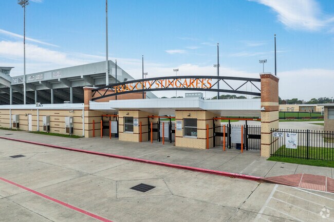 Texas City High School offers a football and baseball team for students to try out for.