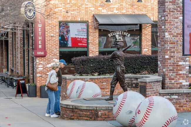 West End is home of Fluor field and the statue of 