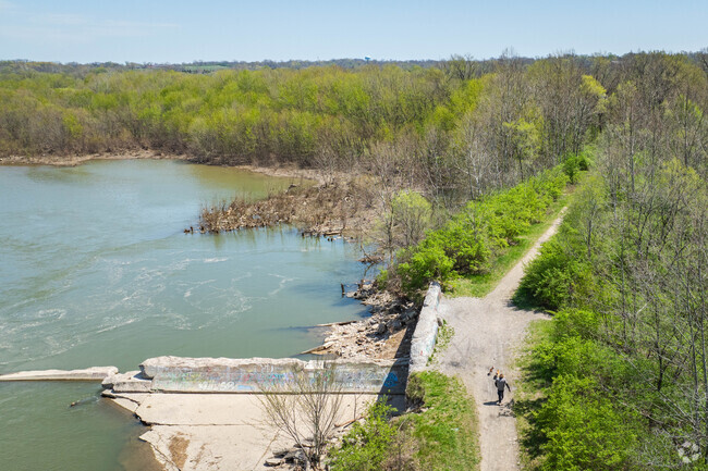 Barbara Park has access to the Little Miami River.