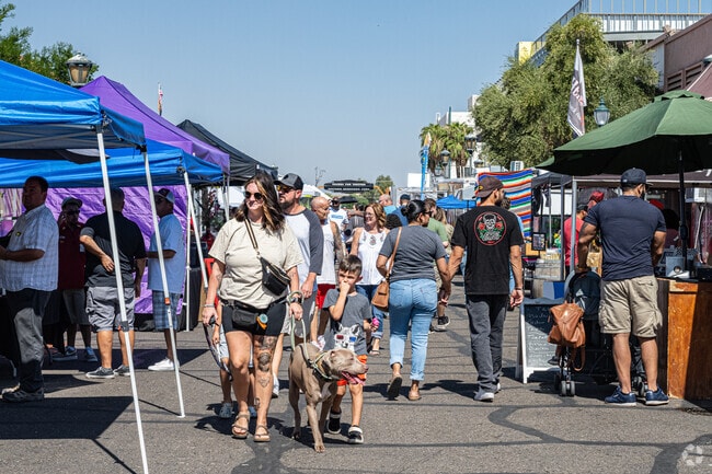 San Luis locals enjoy a variety of events at downtown Yuma, Arizona.