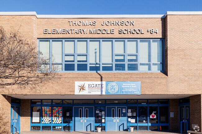 Thomas Johnson K-8 School is a highly ranked public school near the Inner Harbor.