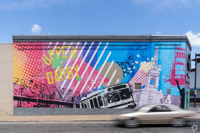 Upper Darby features several unique murals around the neighborhood.