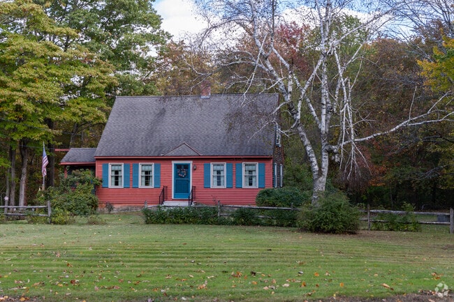 A Cape Cod-style home is a common sight in Townsend.