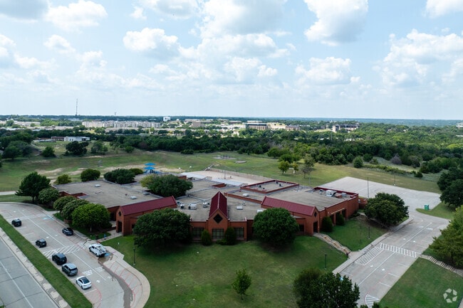 Austin Elementary's green spaces provide students with ample room for play and learning.