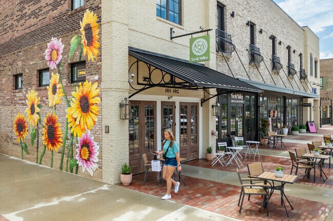 There are hints of rustic beauty all throughout Silo Square in Southaven.