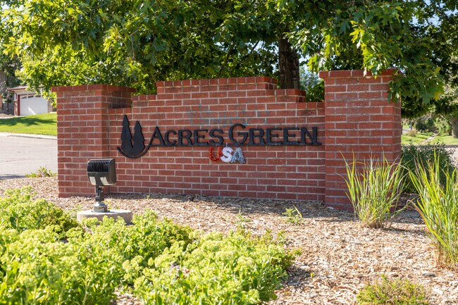 Acres Green is in Douglas County and is only two miles from Lone Tree.