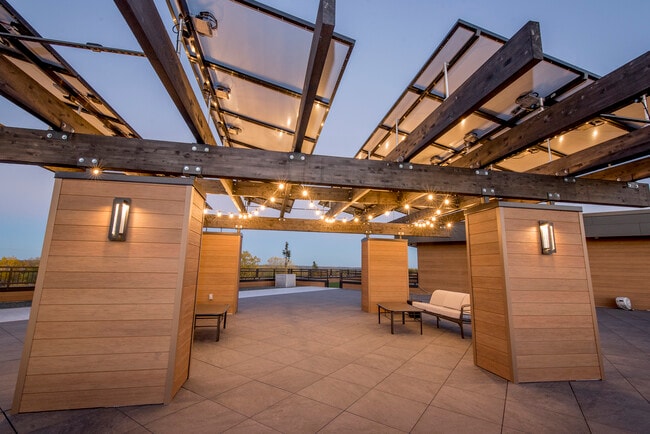 Relax under the Solar Pergola