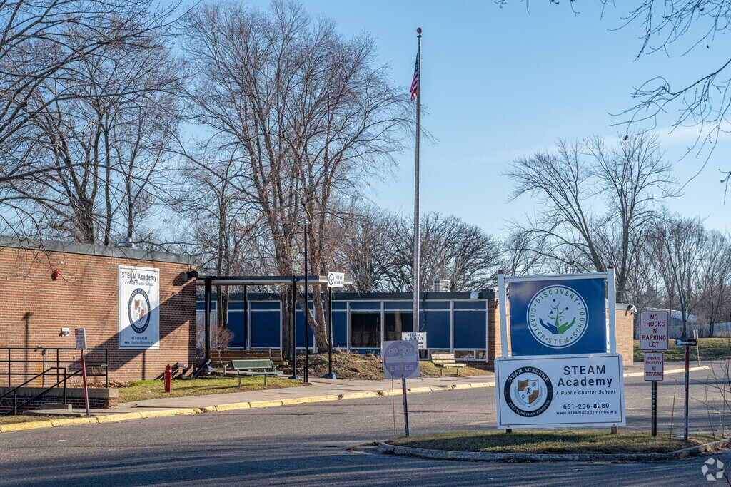 Discovery Charter School is associated with STEAM Academy.